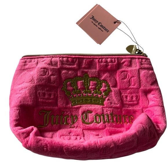 Juicy Couture Pink Quilted Cosmetic Bag🆕 - Picture 2 of 4